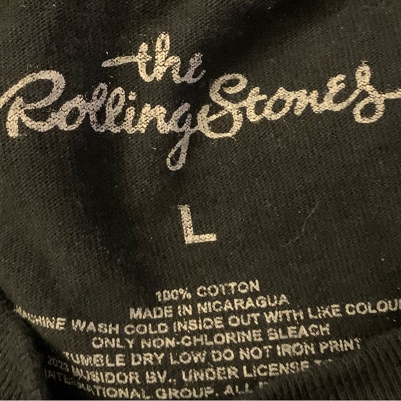 The Rolling Stones Black Short Sleeve Tee - Picture 3 of 4